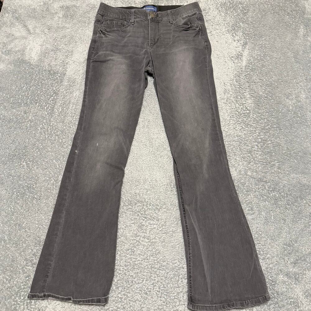 Democracy Jeans Womens 10 (31x31) Gray Faded Black Boot
